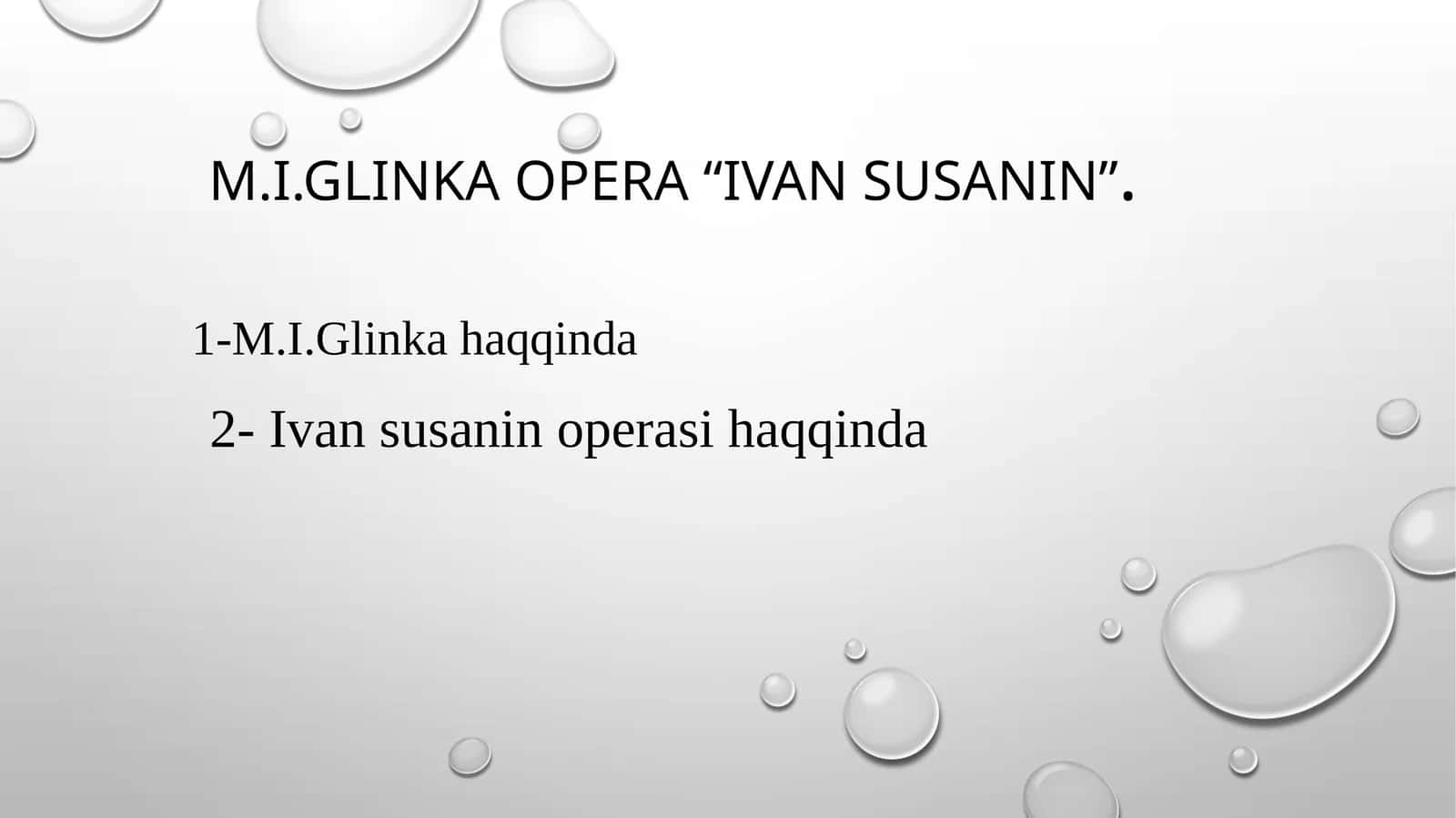 Ivan Susanin opera 1