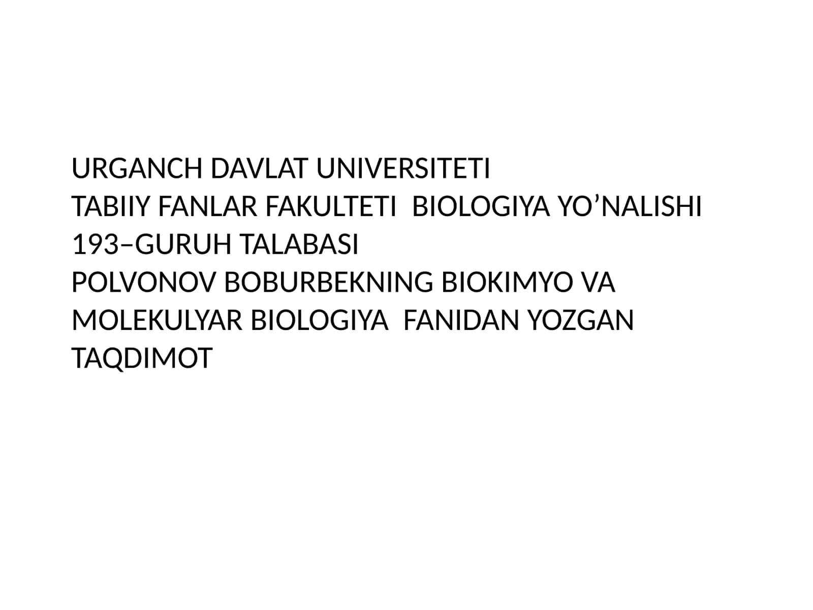 Organizmda energiya almashinuvi 1