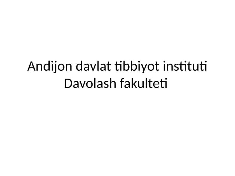 Umumiy,immunologik reaktivlik va rezistenlikni shakllanishi, ularning patologiyaning yuzaga chiqish 1