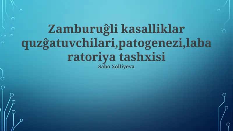 Virusli Kasalliklar Patogenezi 1