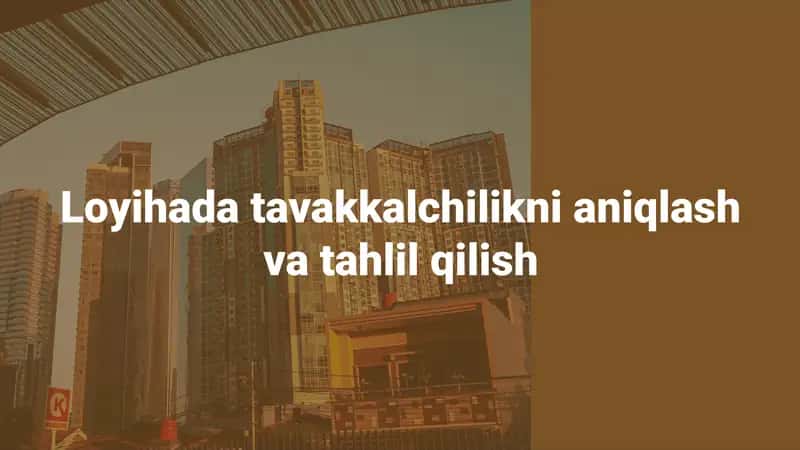Tavakkalchilikni aniqlash 1