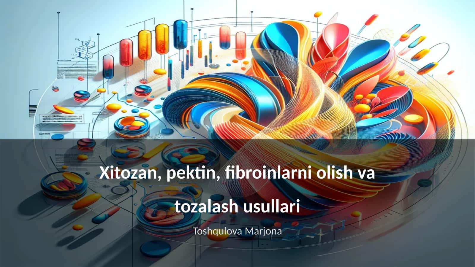 Xitozan, pektin, fibroinlarni olish va tozalash usullari 1