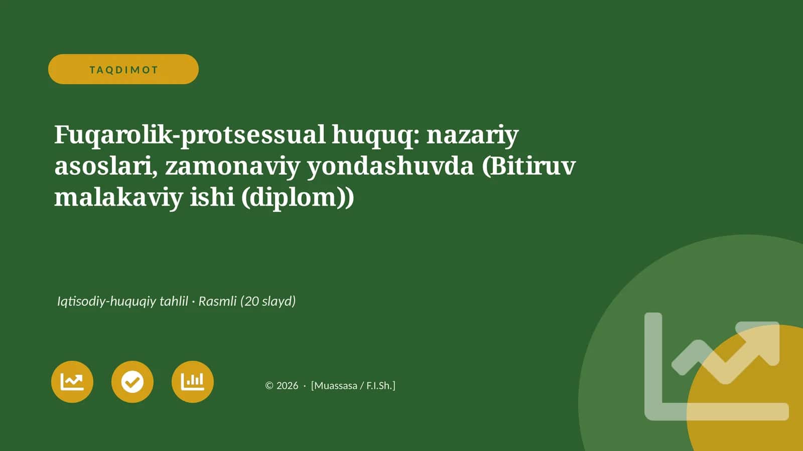 Fuqarolik-protsessual huquq: nazariy asoslari, zamonaviy yondashuvda (Bitiruv malakaviy ishi (diplom)) 1