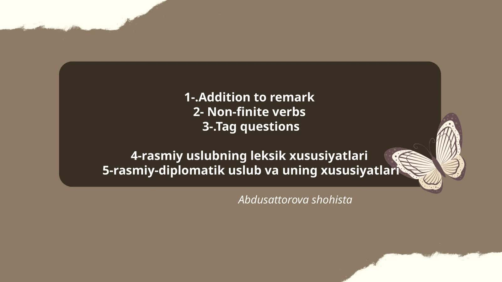 Rasmiy-diplomatik uslub va uning xususiyatlari 1
