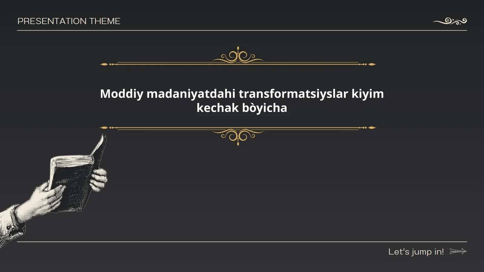 An'anaviy liboslardan zamonaviy kiyimlarga o‘tish 1