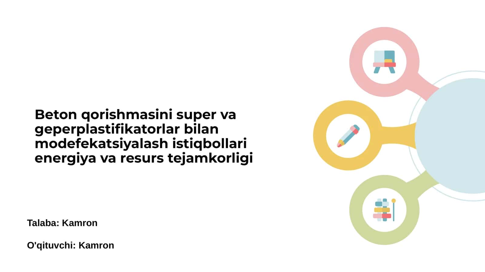 Beton Qorishmasini Super va Geperplastifikatorlar bilan Modifikatsiyalash Asoslari 1