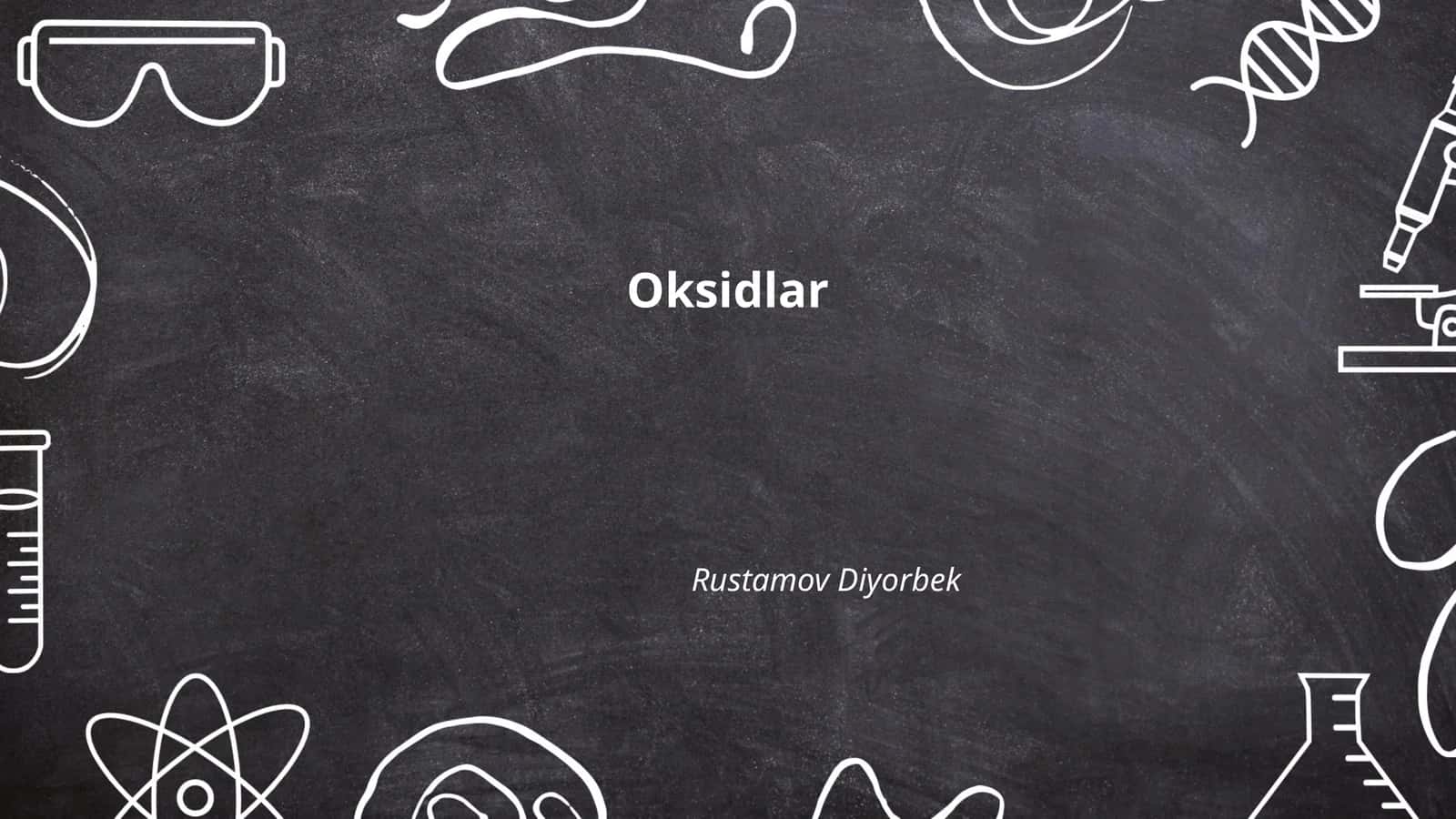 Oksidlar 1