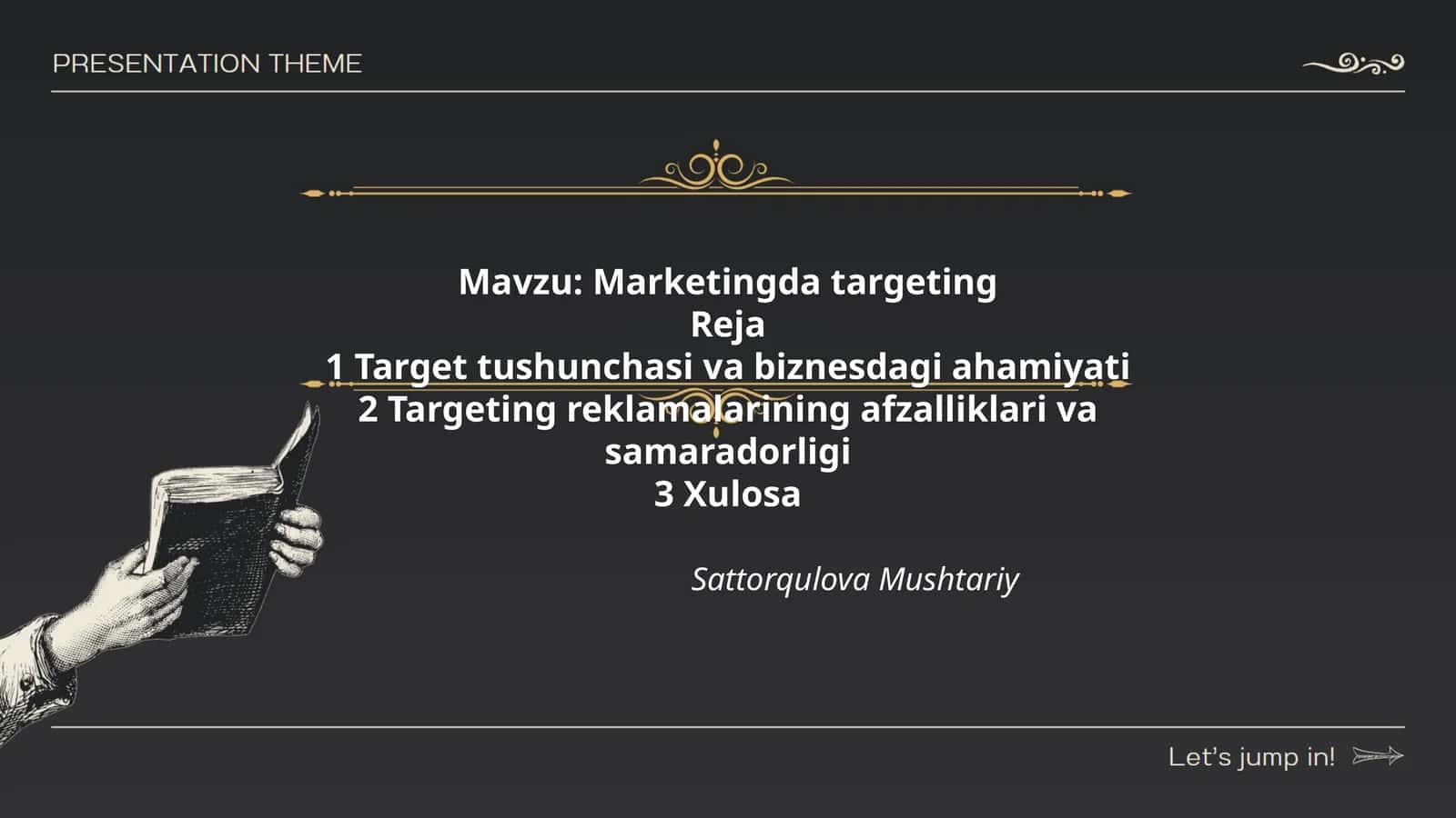 Marketingda targeting 1