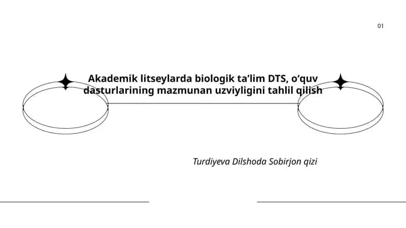 Biologik taʼlimning davlat taʼlim standartiga muvofiqligini tahlil qilish 1
