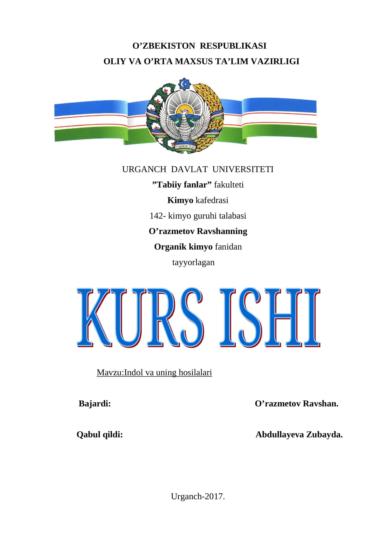 Indol va uning hosilalari 1
