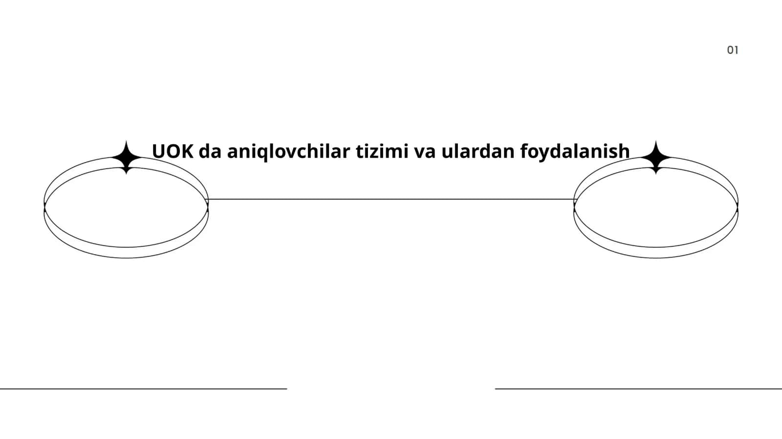 UOKda aniqlovchilar tizimi va ulardan foydalanish 1