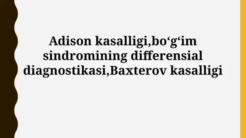 Baxter kasalligi 1