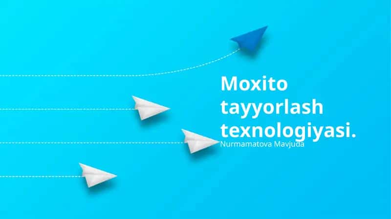 Mojito tayyorlash texnologiyasi 1