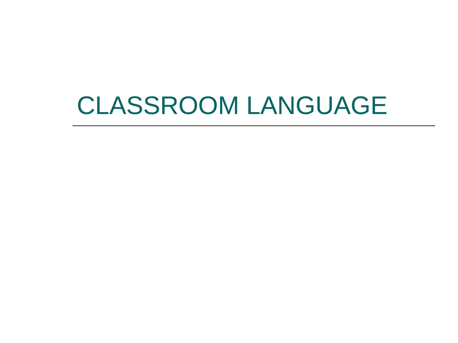 Kelas tilidan qo'llanma 1