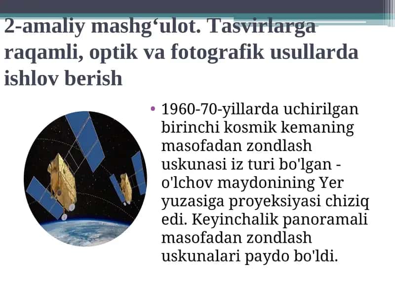 Aerokosmik tasvirlar 1