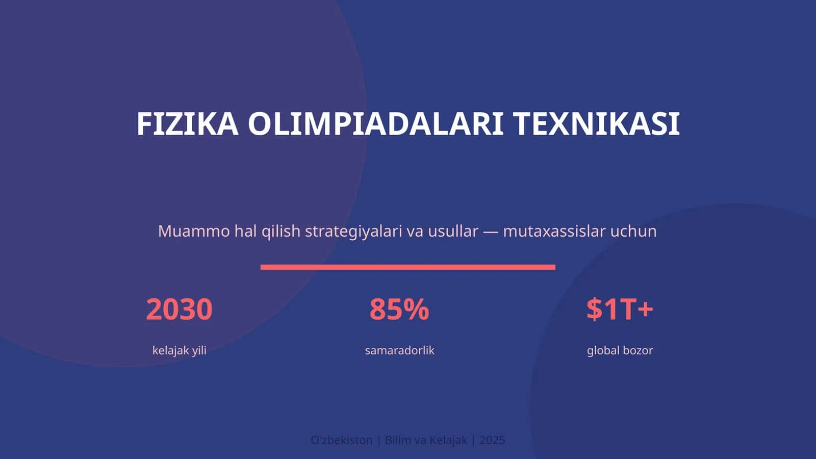FIZIKA OLIMPIADALARI TEXNIKASI 1