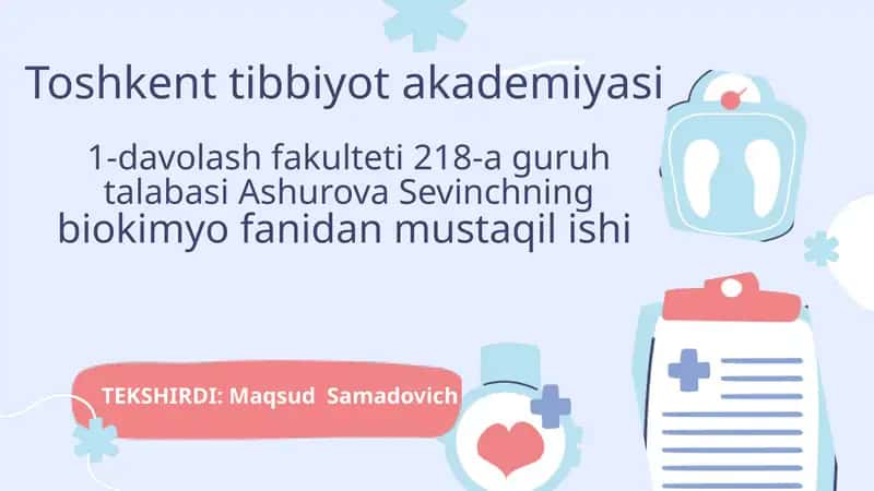 Miopatiyalar va Mushaklar Denervatsiyasi 1