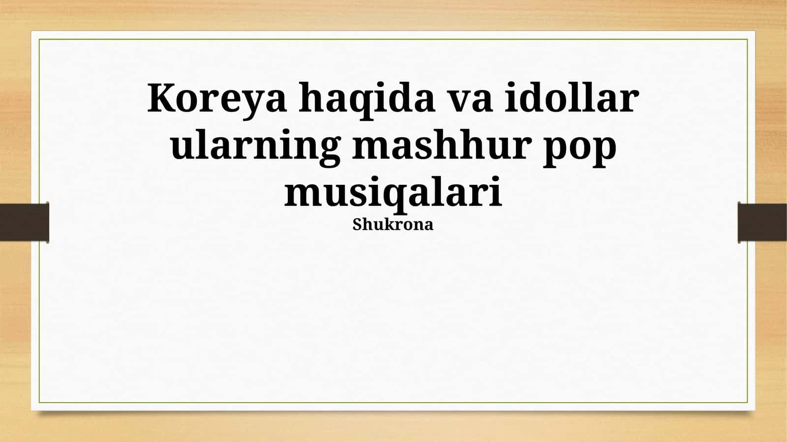 Koreya va K-pop idollari 1
