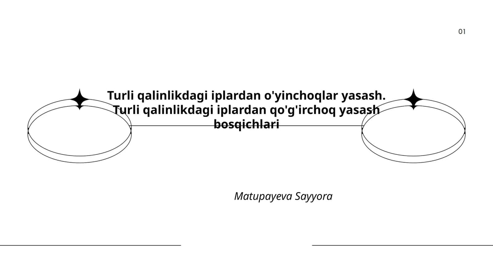 Turli qalinlikdagi iplardan o'yinchoqlar yasash 1