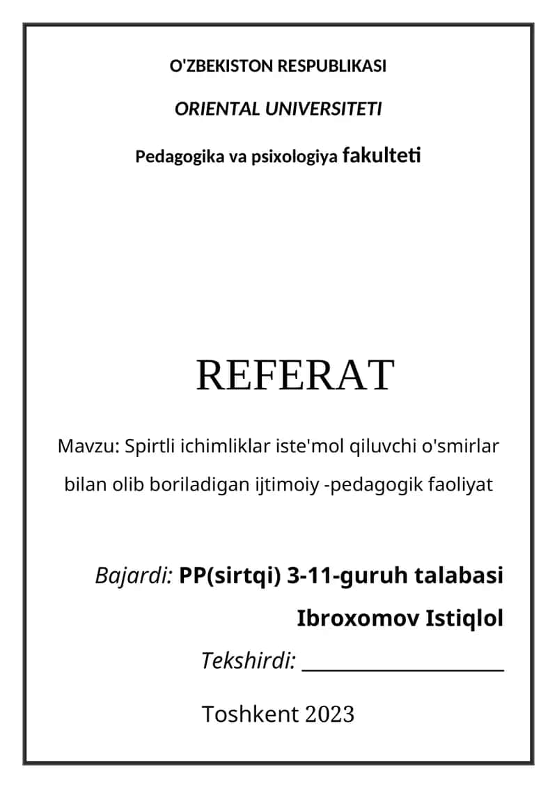 Alkogolizmning fojiali oqibatlari 1