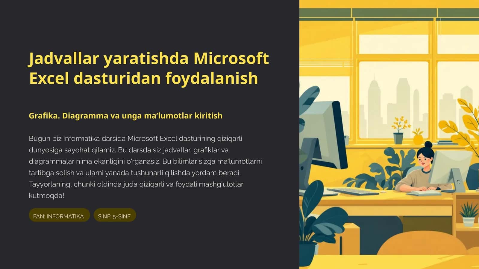 Microsoft Excel dasturi 1