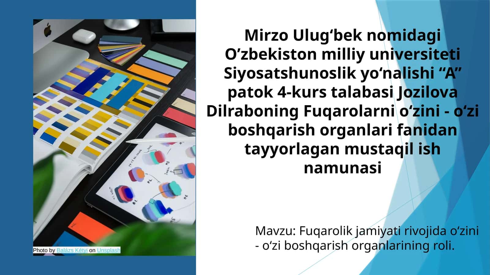 Fuqarolik jamiyati rivojida oʻzini oʻzi boshqarish organlarining roli 1