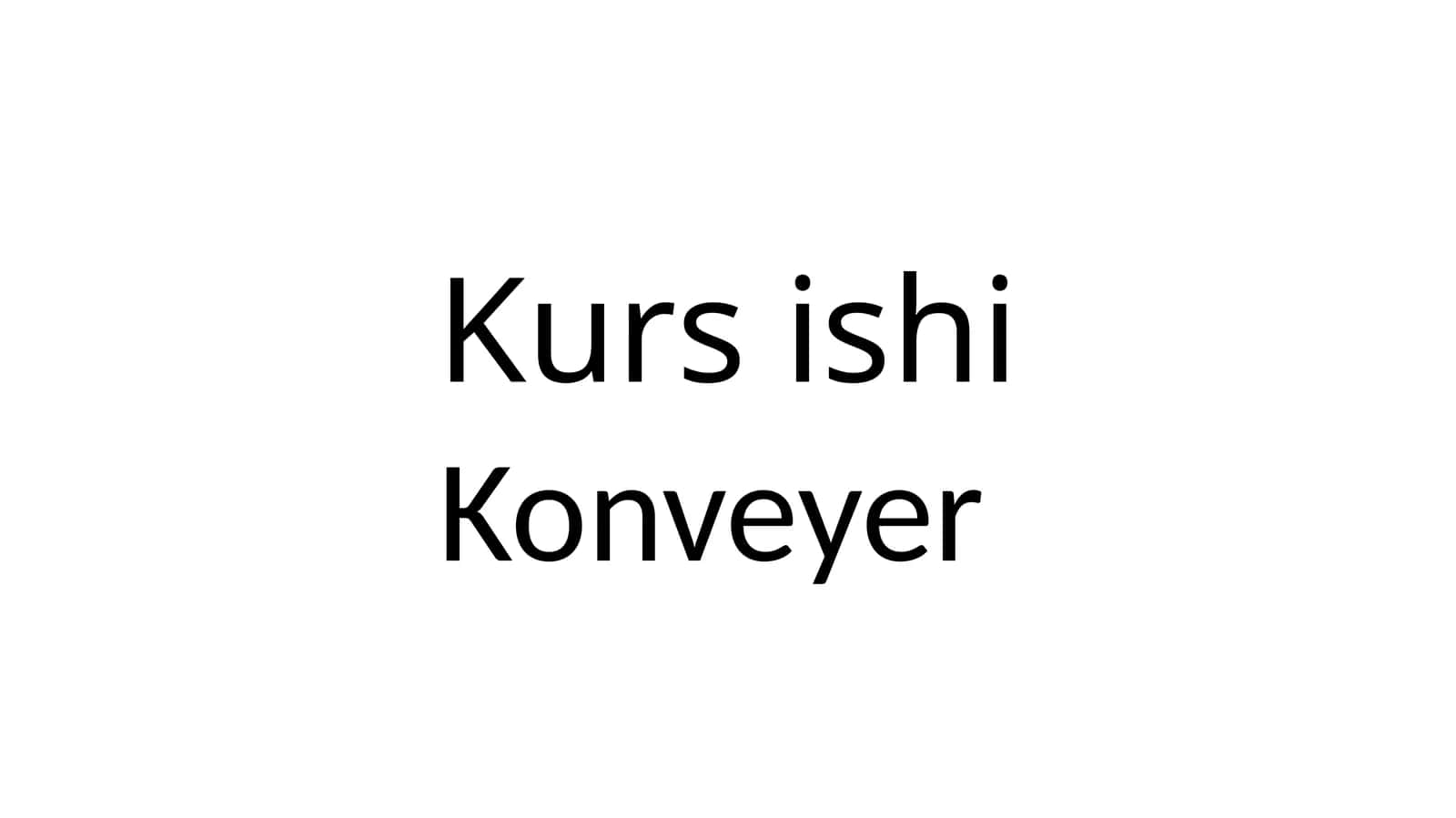 Konveyer 1