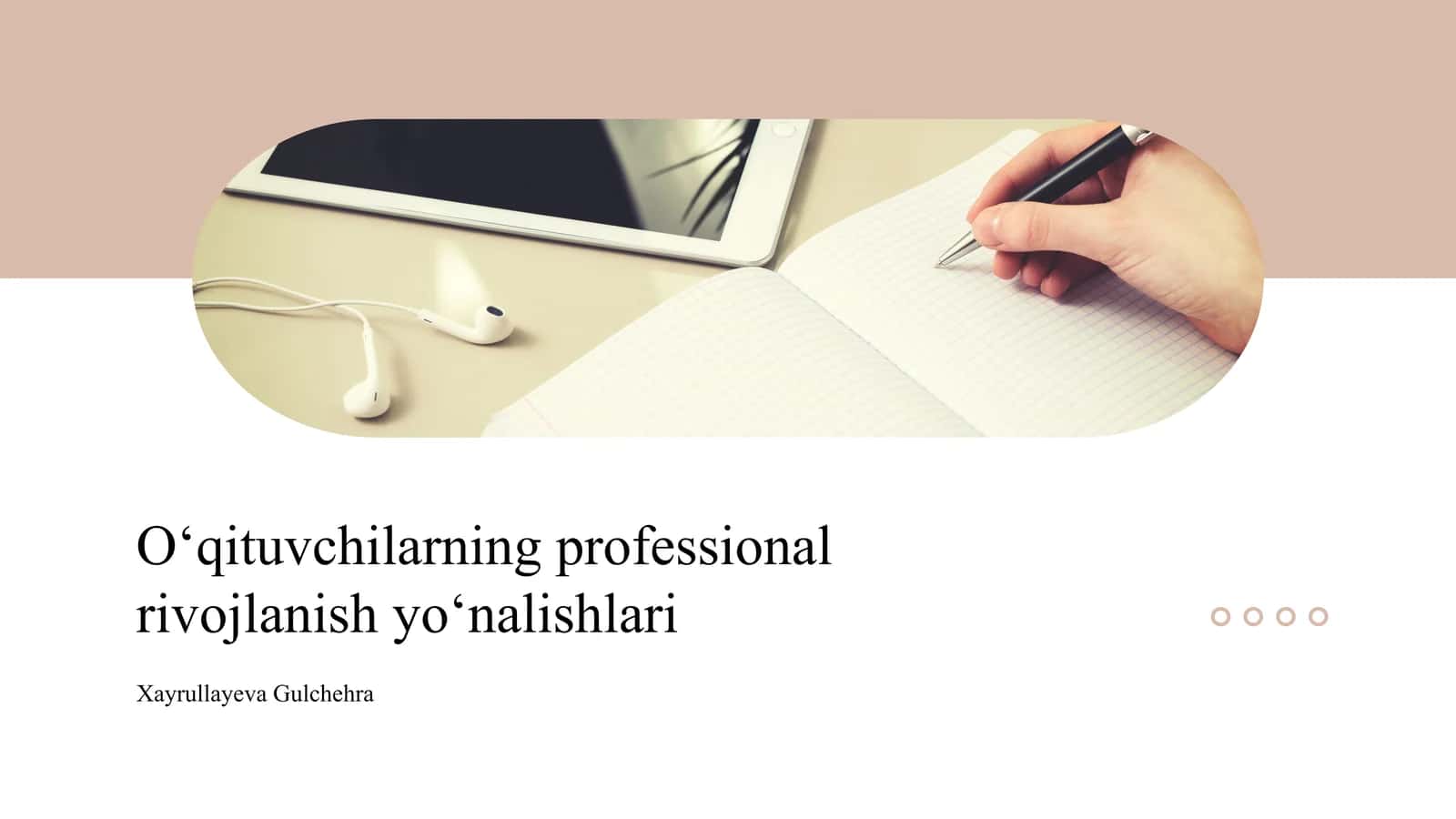 O‘qituvchilarning professional rivojlanish yo‘nalishlari 1