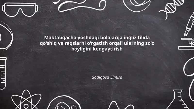 Ingliz tili qo'shiq va raqslar 1