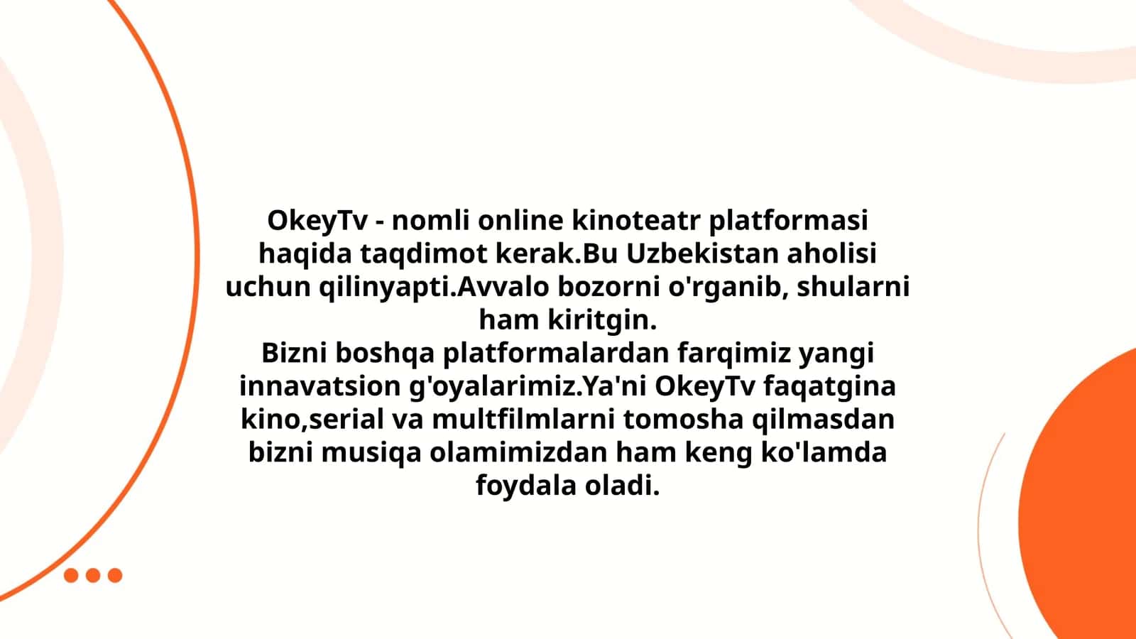 OkeyTv - nomli online kinoteatr platformasi 1