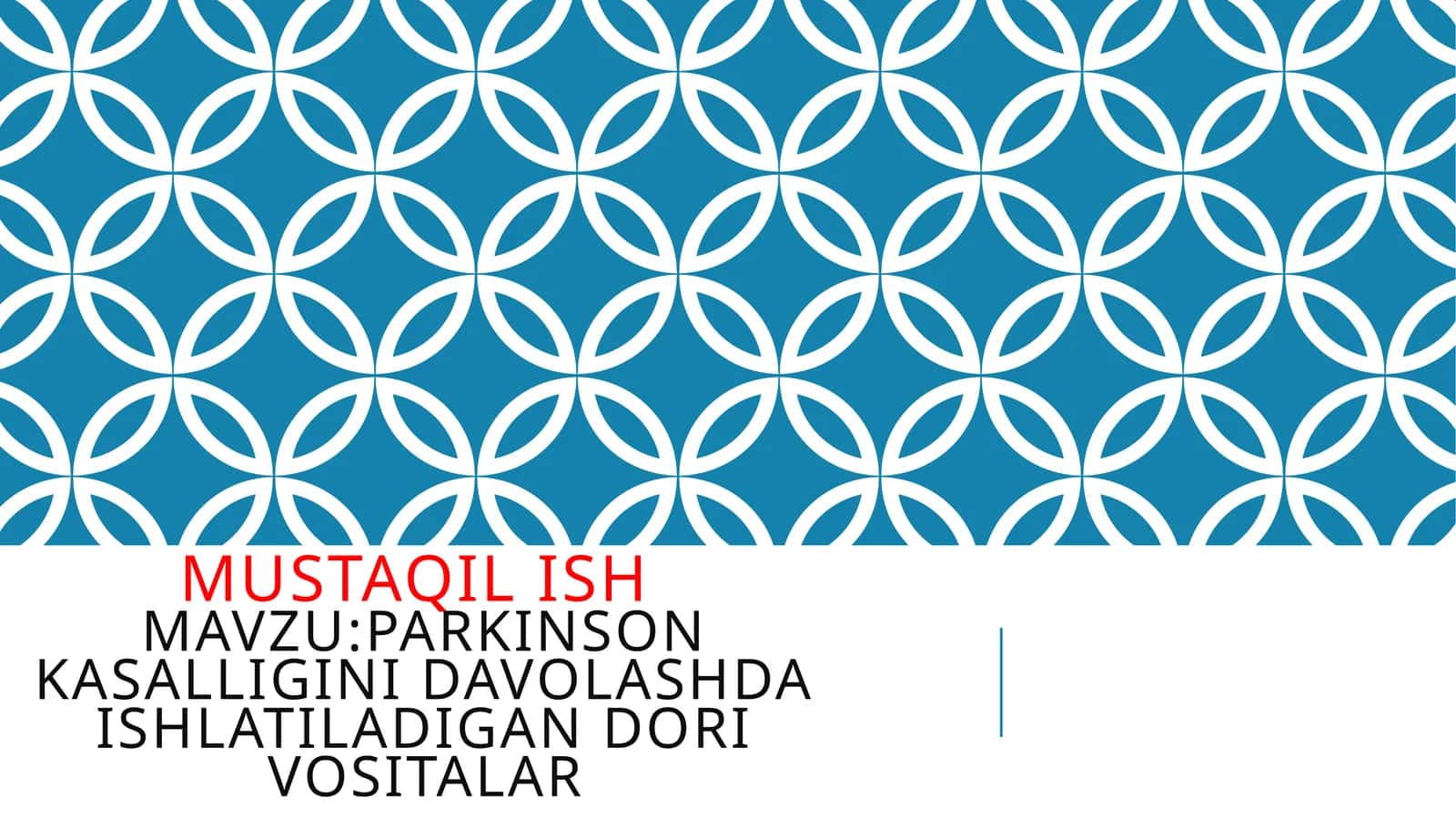 Parkinson kasalligini davolash 1