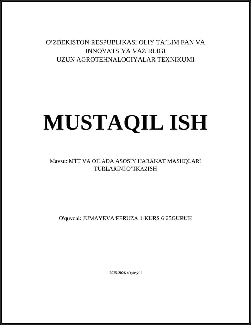 Ertalabki Badan Harakat Mashqlari 1