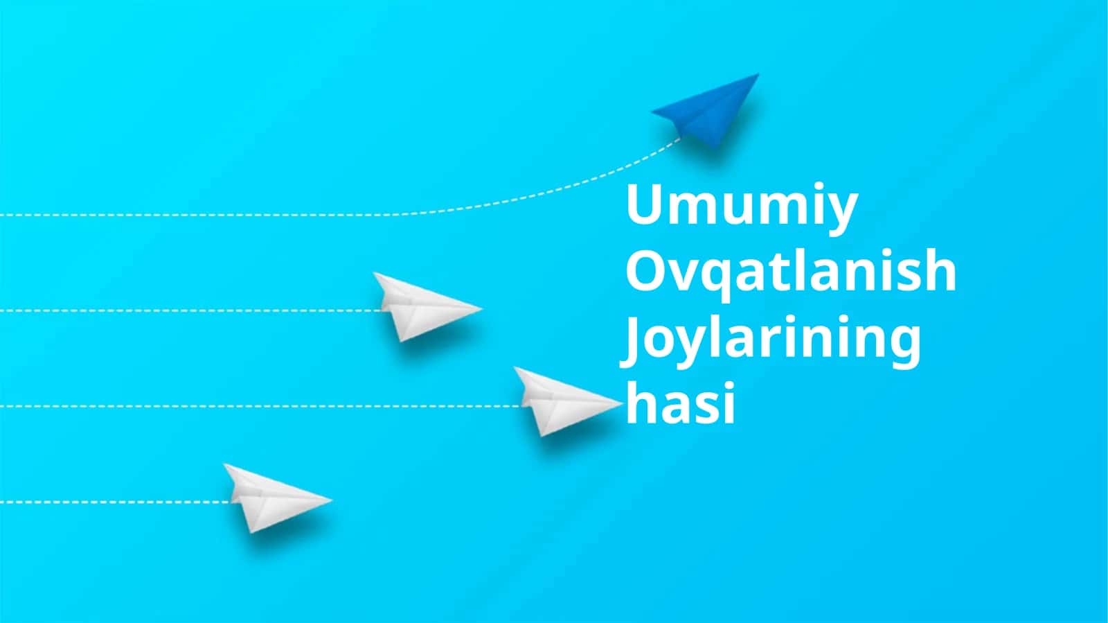 Umumiy Ovqatlanish Joylarining Loyihasi 1