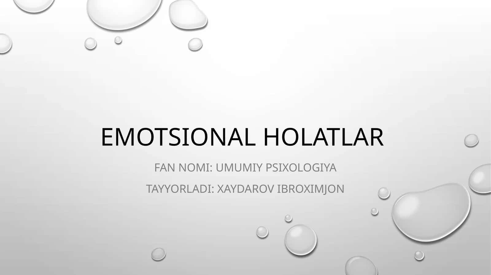 Emotsional holatlar 1