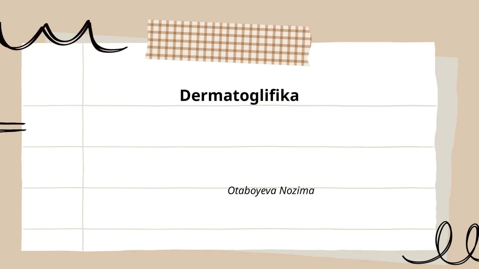 Dermatoglifika 1