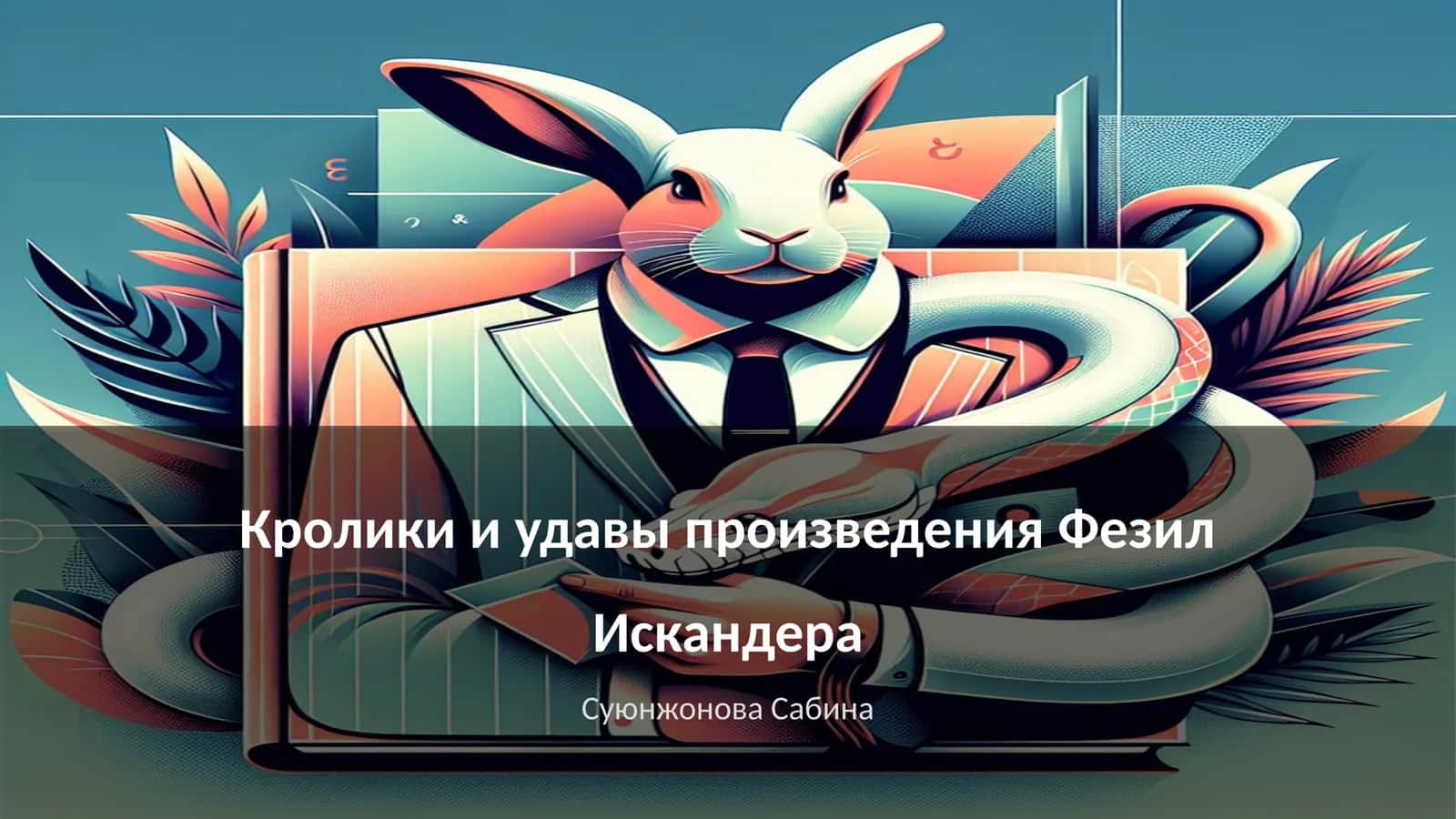 Кролики и удавы произведения Фезил Искандера 1
