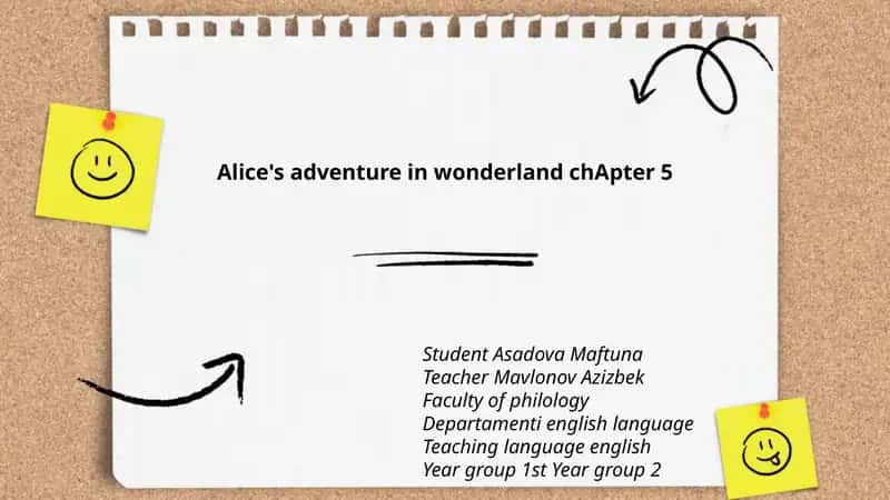 Alice's Adventure in Wonderland Chapter 5 1