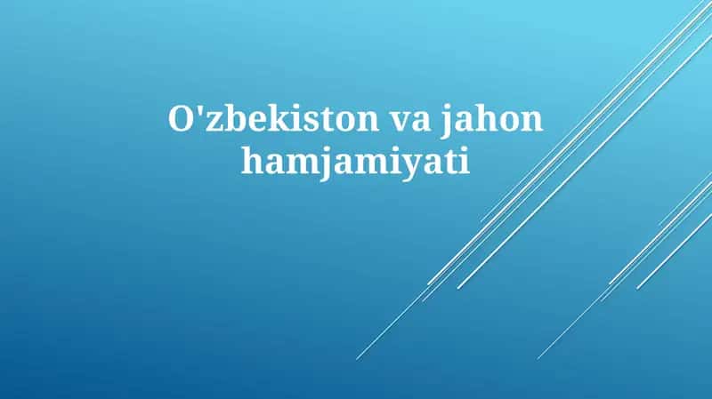 O'zbekistonvajahonhamjamiyati 1