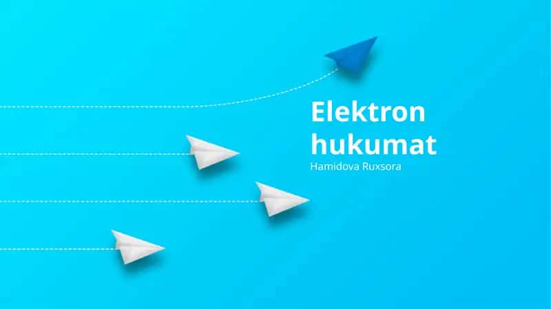 Elektron hukumat 1