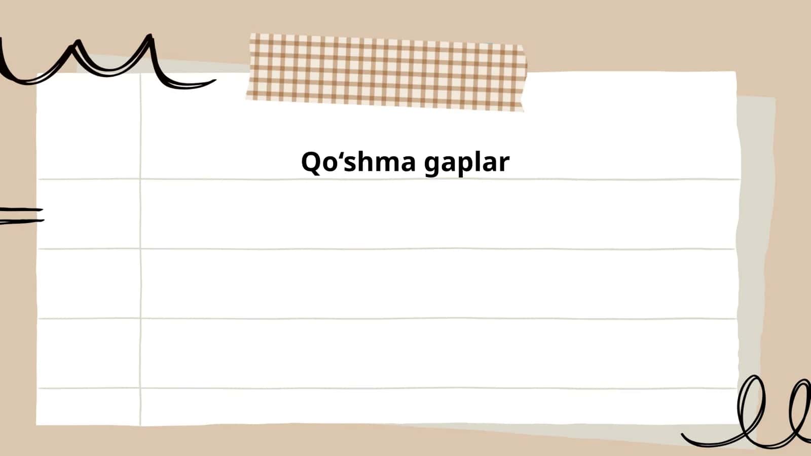 Qo‘shma gaplar 1