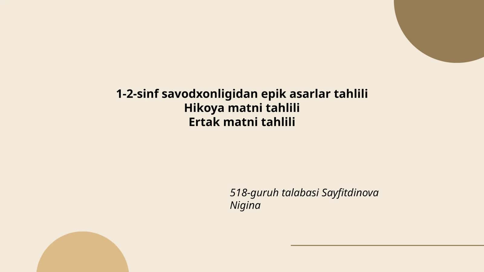 1-2-sinf savodxonligidan epik asarlar tahlili 1