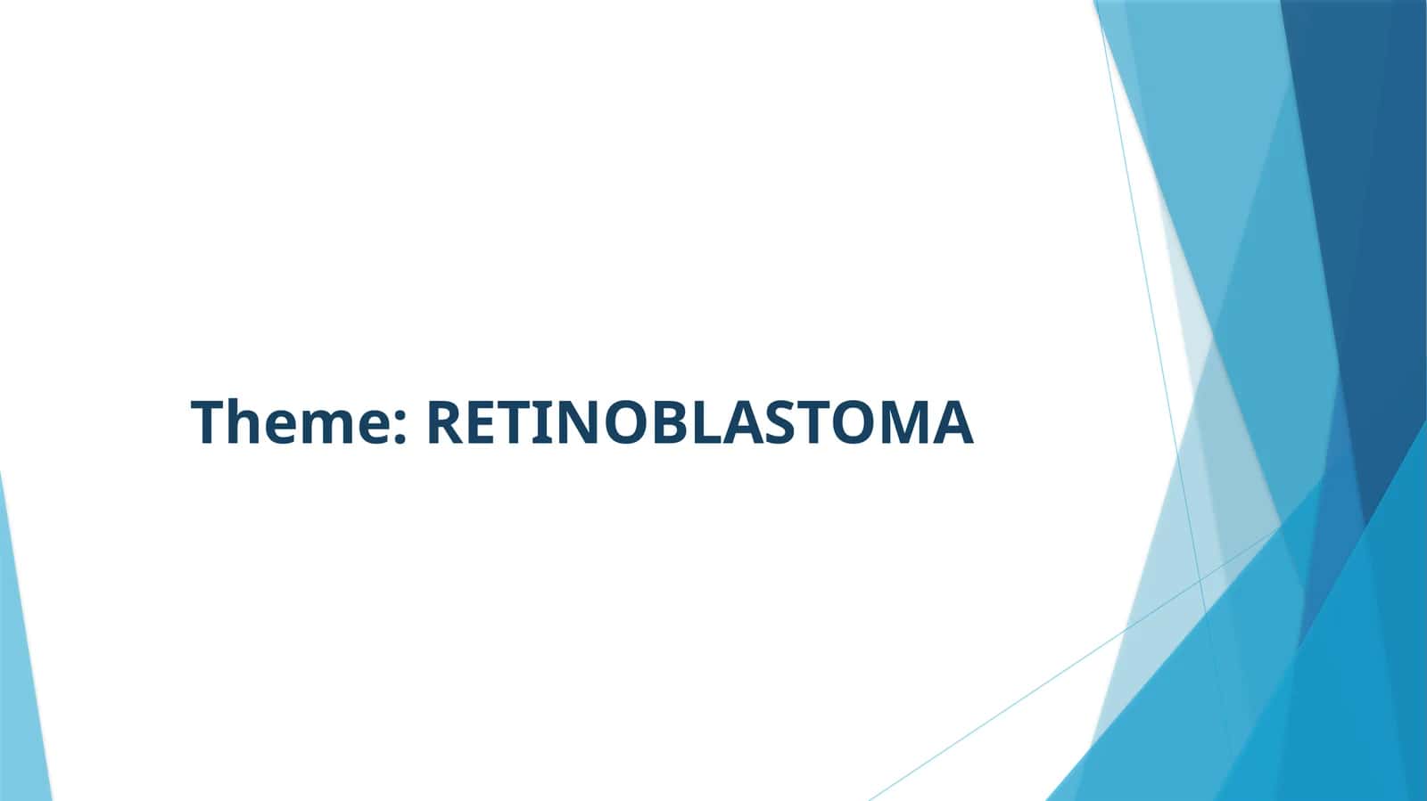RETINOBLASTOMA 1