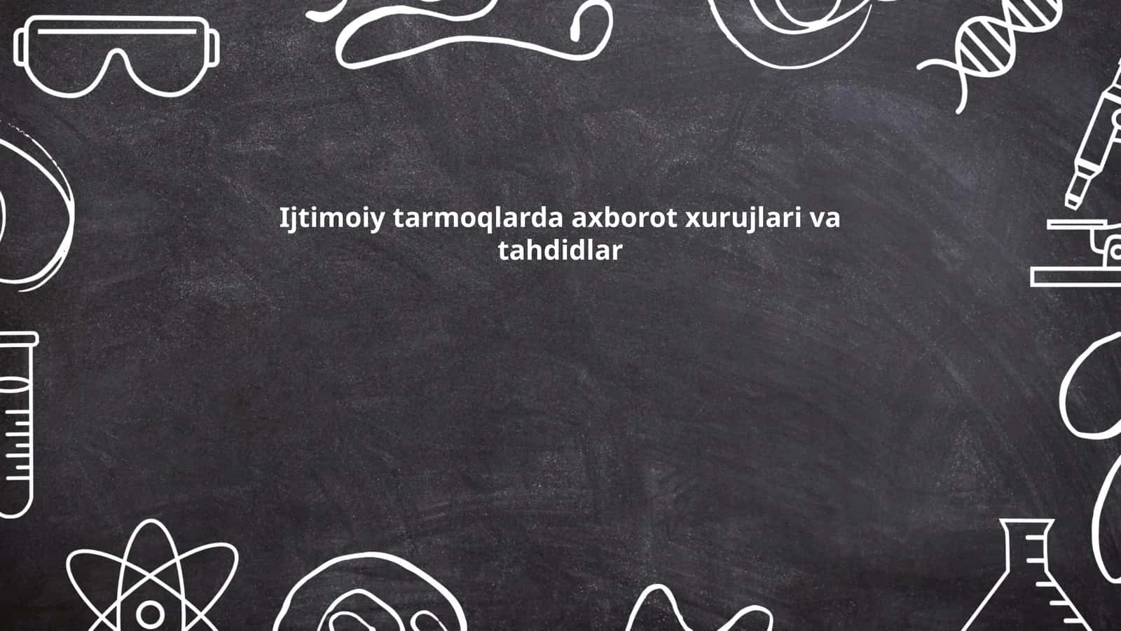 Ijtimoiy tarmoqlarda axborot xurujlari va tahdidlar 1