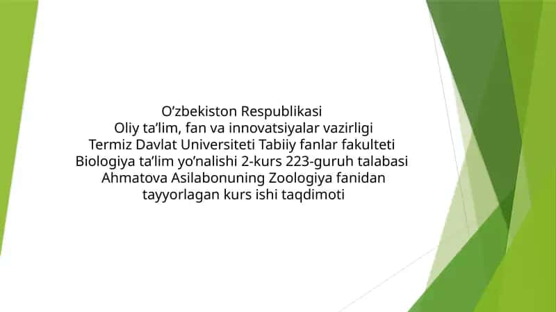 Juft tuyoqli sutemizuvchi hayvonlar biologiyasi 1