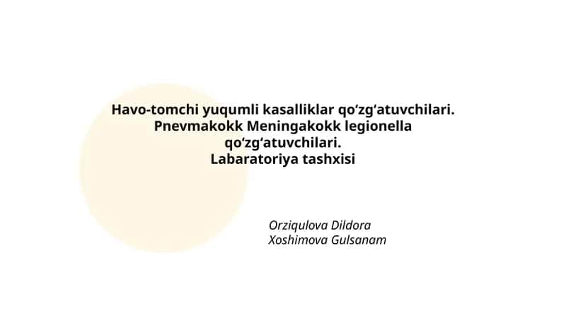 Labaratoriya tashxisi 1