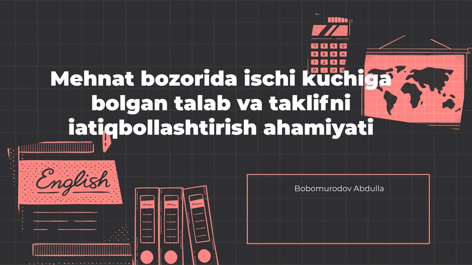 Mehnat bozorida ischi kuchiga bolgan talab va taklifni iatiqbollashtirish ahamiyati 1