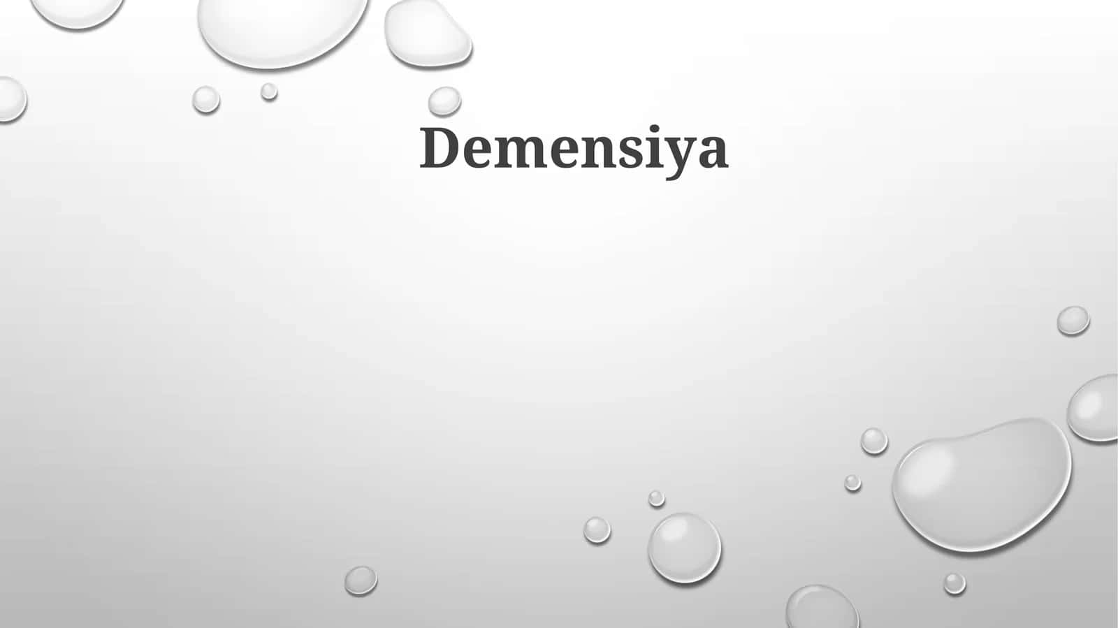 Demensiya 1