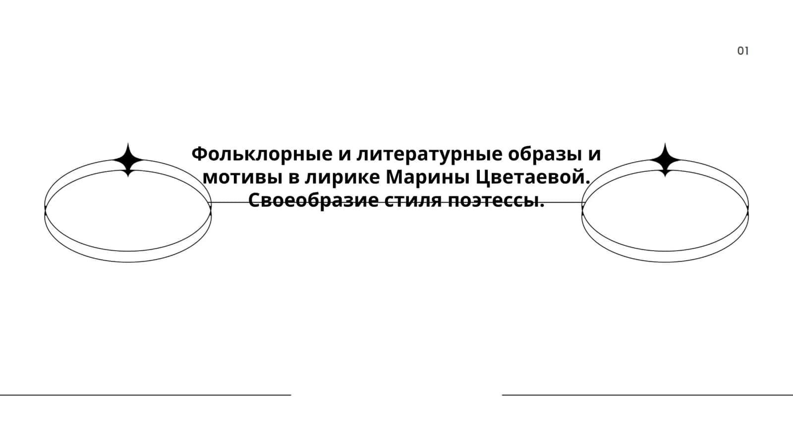 Фольклорные и литературные образы и мотивы в лирике Марины Цветаевой 1
