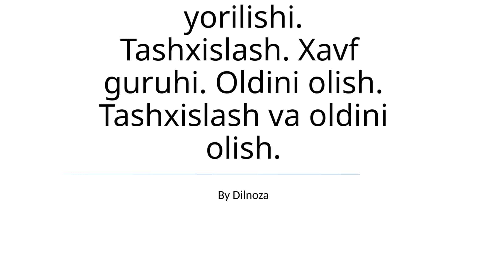 Bachadon yorilishi 1