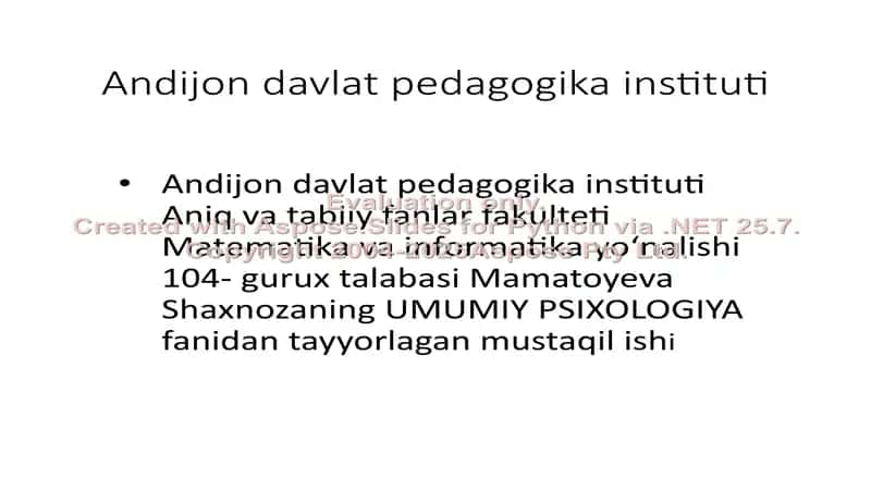Kichik maktab yosh davrida psixologik rivojlanish xususiyatlari 1